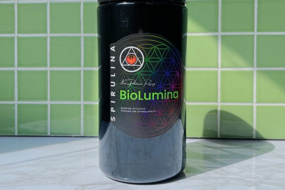 Jar of quantum-infused spirulina - New Phoenix Rising